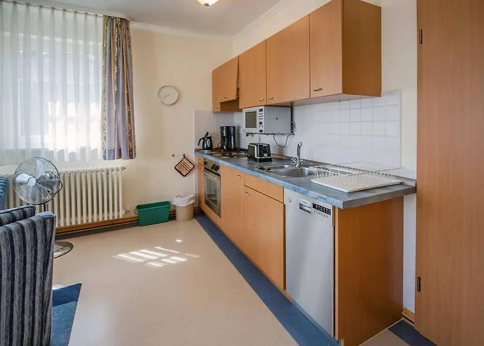 Duenenpark - Komfort Mit 1 Schlafzimmer Und Balkon Im Dachgeschoss 109 아파트 빈츠